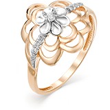 Женское золотое кольцо с бриллиантами, 1628699