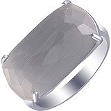 Женское серебряное кольцо с ювелирным стеклом, 1676571