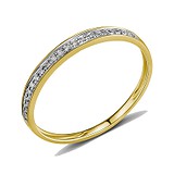 Золотое обручальное кольцо с бриллиантами, 1684251