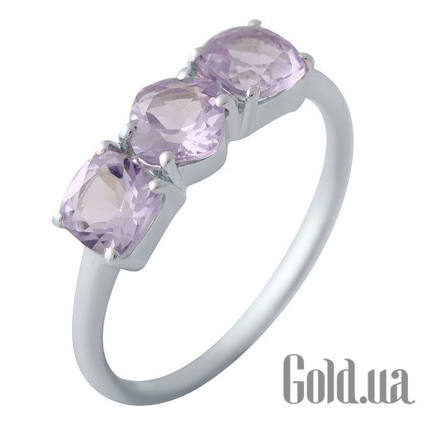 

Женские кольца Fresh Jewelry, Женское серебряное кольцо с аметистами, 17.5