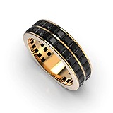 Золотое обручальное кольцо с бриллиантами, 1768219