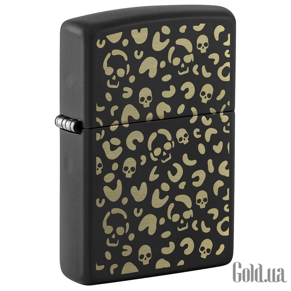 Zippo Зажигалка Leopard Skulls Design 47001 47001