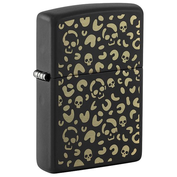 Zippo Зажигалка Leopard Skulls Design 47001 47001