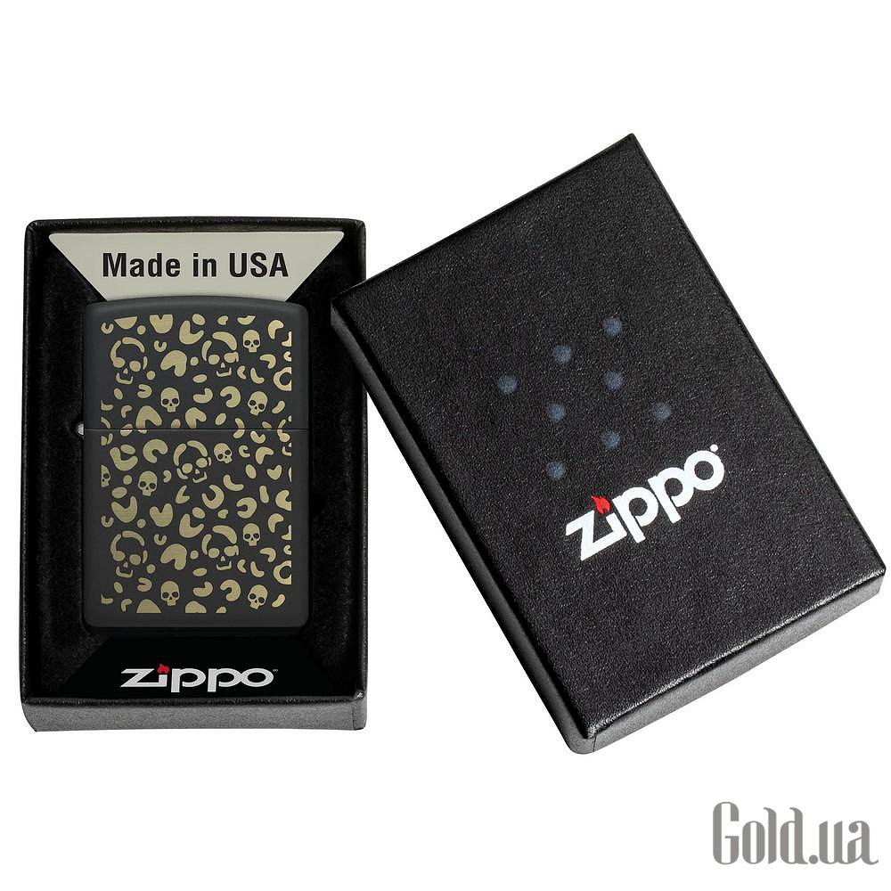 Zippo Зажигалка Leopard Skulls Design 47001 47001 – изображение 6