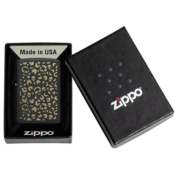 Zippo Зажигалка Leopard Skulls Design 47001 47001 – изображение 6