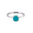 Женское серебряное кольцо с бирюзой - фото 1