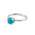 Женское серебряное кольцо с бирюзой - фото 2