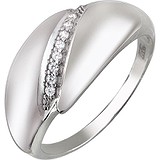 SOKOLOV Женское серебряное кольцо с куб. циркониями, 1612828