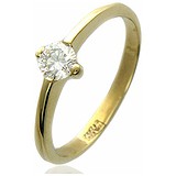 Золотое кольцо с бриллиантом, 1625884