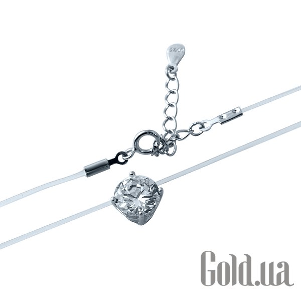 

Женские кулоны Fresh Jewelry, Серебряный кулон на леске с куб. цирконием
