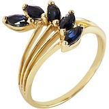 Женское золотое кольцо с сапфирами, 1673500