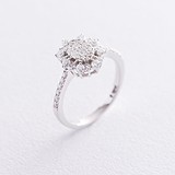 Золотое кольцо с бриллиантами, 1742364