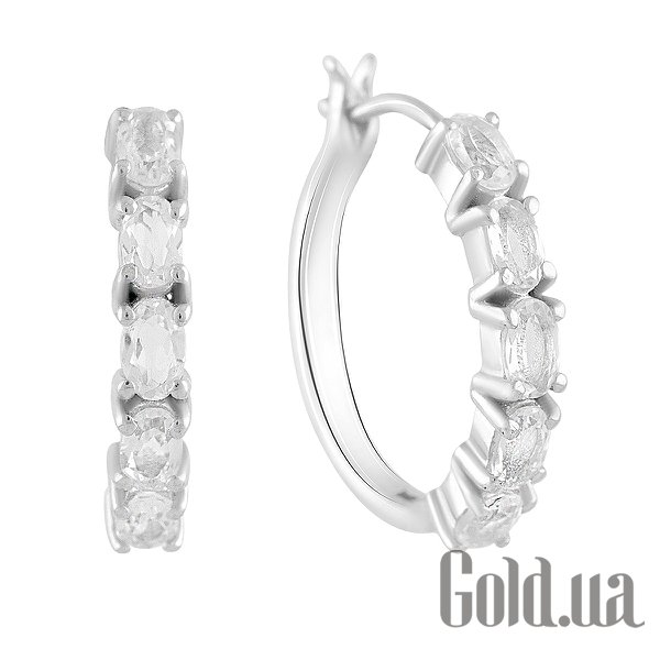 

Серьги Fresh Jewelry, Серебряные серьги с куб. циркониями
