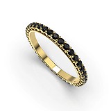 Золотое обручальное кольцо с бриллиантами, 1776156
