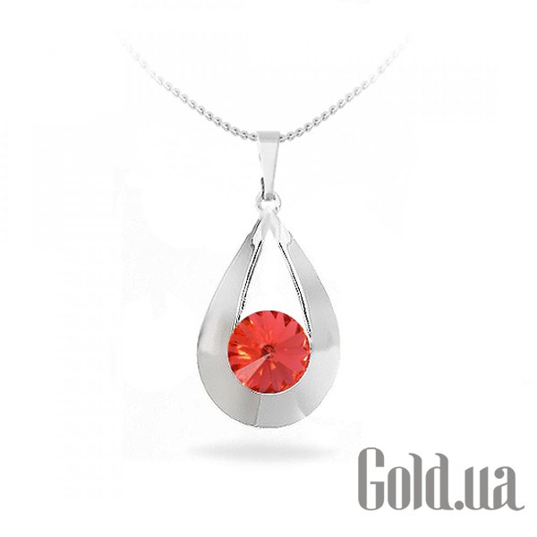 

Женские колье и кулоны Kobi, Стальной, Кулон с цепочкой с кристаллом Swarovski