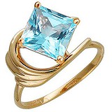 Женское золотое кольцо с топазом, 1617949