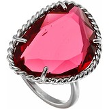 Женское серебряное кольцо с ювелирным стеклом, 1646621