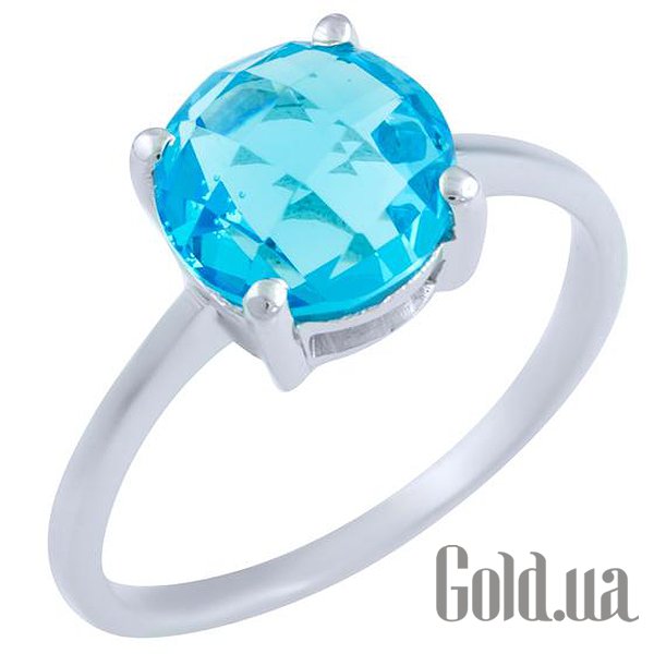 

Женские кольца Fresh Jewelry, Женское серебряное кольцо с синт. аквамарином, 17