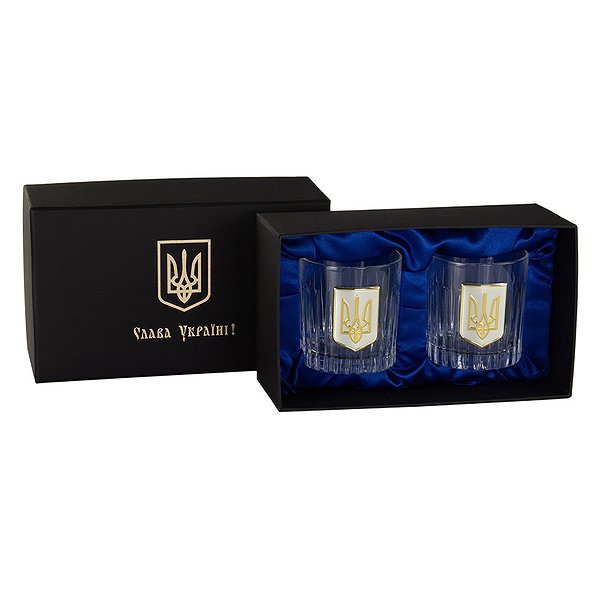 Boss Crystal Набір келихів для віскі "Тризуб" 2 шт. B2TRY2XG