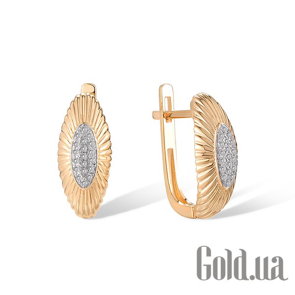

Серьги Lurie Jewelry, Золотые серьги с бриллиантами
