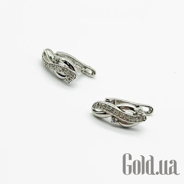 

Серьги Silvex925, Серебряные серьги с куб. циркониями