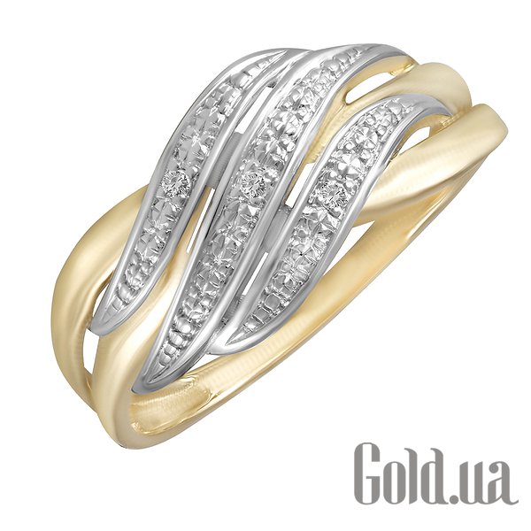 

Кольцо Lurie Jewelry, Женское золотое кольцо с бриллиантами, 16.5