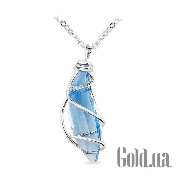 

Женские колье и кулоны Kobi, Стальной, Кулон с цепочкой с кристаллом Swarovski