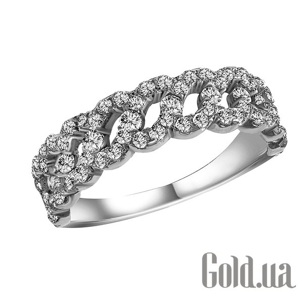 

Женские кольца Lurie Jewelry, Женское серебряное кольцо с куб. циркониями, 17.5