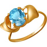 Женское золотое кольцо с топазом, 1617182