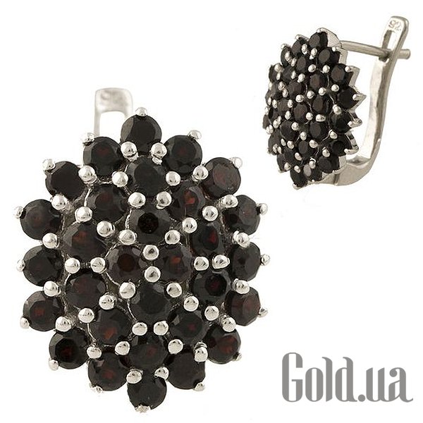 

Серьги Fresh Jewelry, Серебряные серьги с гранатами