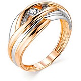 Женское золотое кольцо с бриллиантами, 1666590