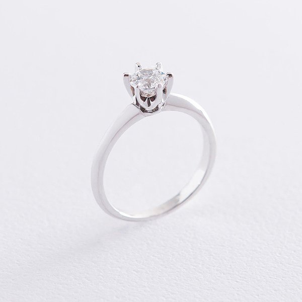 Золотое кольцо с Swarovski Zirconia