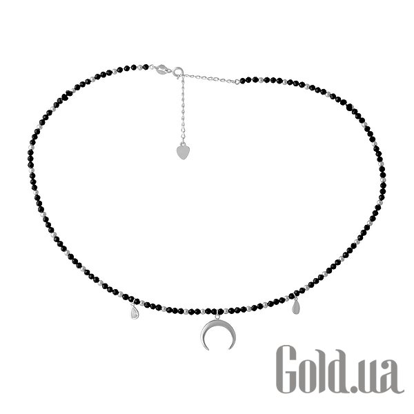 

Женские колье Fresh Jewelry, Серебряное колье с куб. циркониями и шпинелью, 35