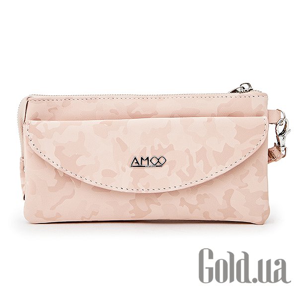 

Бумажник AMOOemporio, Розовый, Кошелек-клатч Fun SS502-2121