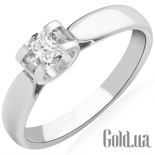 

Кольцо Украина, Золотое кольцо с бриллиантом, 16.5