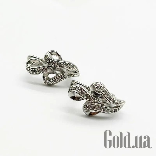 

Серьги Silvex925, Серебряные серьги с куб. циркониями