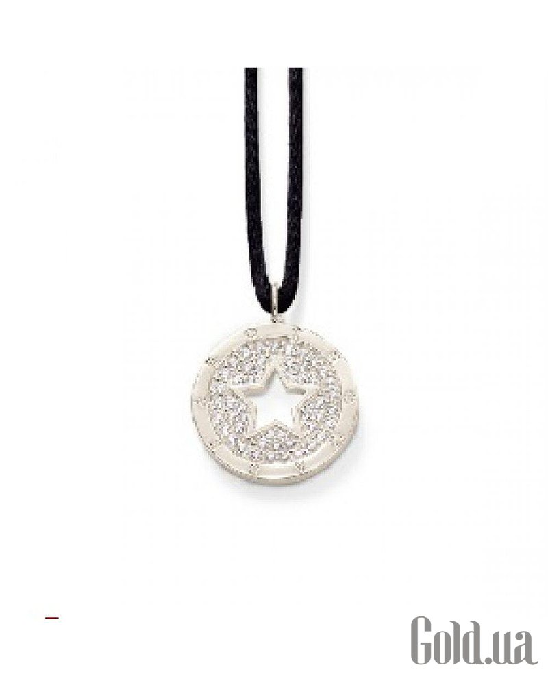 Thomas Sabo Серебряный кулон на шнурке с куб. циркониями KE841-1-066