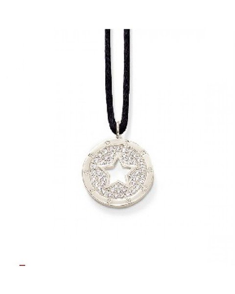 Thomas Sabo Серебряный кулон на шнурке с куб. циркониями KE841-1-066