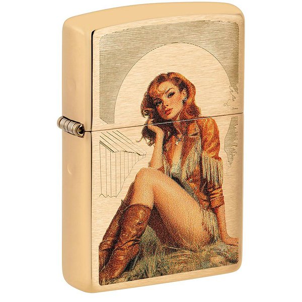 Zippo Зажигалка Western Pinup Design 46962 46962