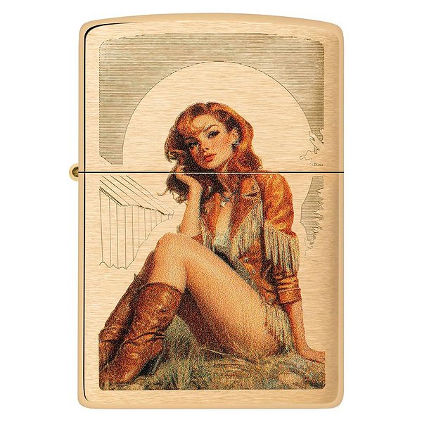 Zippo Запальничка Western Pinup Design 46962 46962 – зображення 2