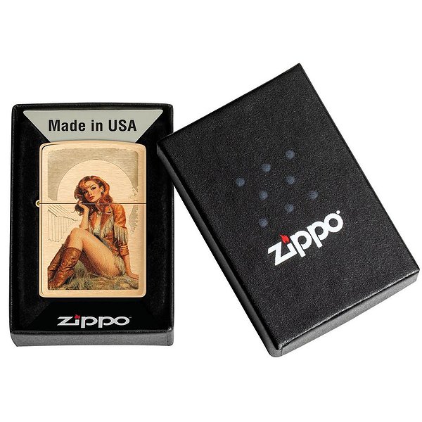 Zippo Запальничка Western Pinup Design 46962 46962 – зображення 6