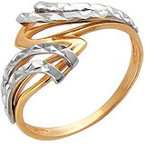 Женское серебряное кольцо в позолоте, 1635871