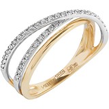 Женское золотое кольцо с бриллиантами, 1672991