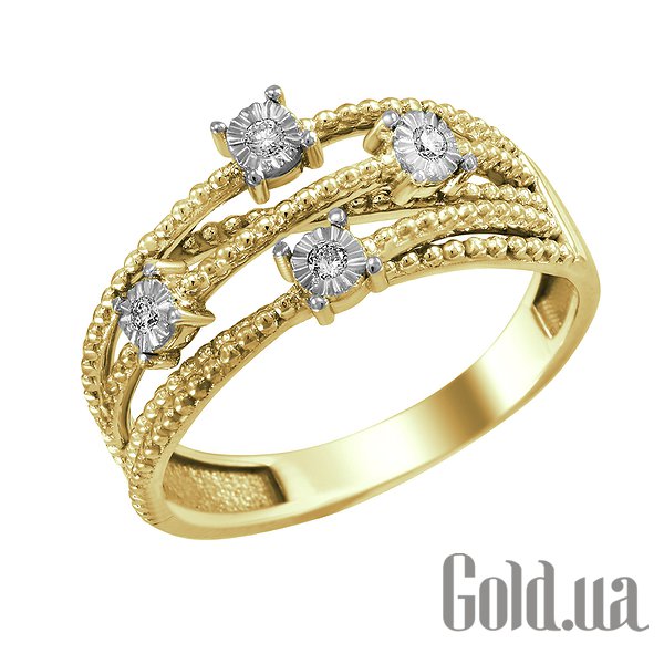 

Кольцо Soul Diamonds, Женское золотое кольцо с бриллиантами, 19.5