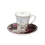 Goebel Чашка с блюдцем Натюрморт с цветами 67-011-77-1, 1747999