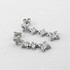 Серебряные серьги с куб. циркониями - фото 2