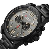 Curren Чоловічий годинник Monreal Black Metal 3819, 1797407