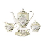 Colombo Чайный сервиз из 15 предметов на 6 персон "Белые розы", 1512224