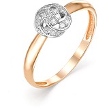 Золотое кольцо с бриллиантами, 1555744