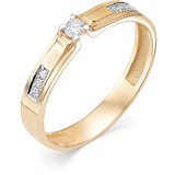 Золотое кольцо с бриллиантами, 1603616